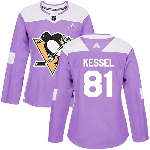 Pittsburgh Penguins #81 Phil Kessel Purple Authentic Fights Cancer Women's Stitched Jersey Womens cheap jerseys for sale - CheapJerseys.Shop