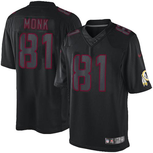 Washington Commanders #81 Art Monk Black Men's Stitched Impact Limited Jersey Men's cheap jerseys for sale - CheapJerseys.Shop