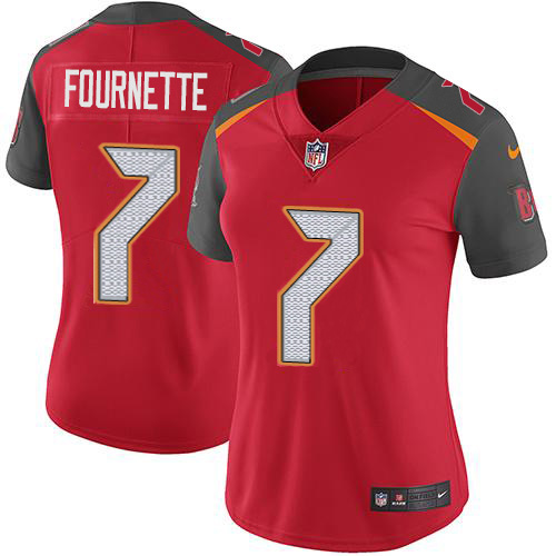 Tampa Bay Buccaneers #7 Leonard Fournette Red Team Color Women's Stitched Vapor Untouchable Limited Jersey cheap jerseys for sale - CheapJerseys.Shop