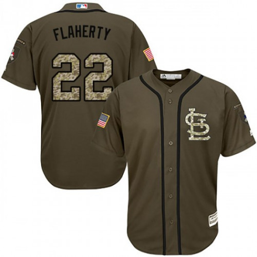 St.Louis Cardinals #22 Jack Flaherty Green Salute to Service Stitched Jersey Men's cheap jerseys for sale - CheapJerseys.Shop