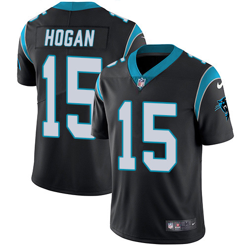Carolina Panthers #15 Chris Hogan Black Team Color Men's Stitched Vapor Untouchable Limited Jersey Men's cheap jerseys for sale - CheapJerseys.Shop
