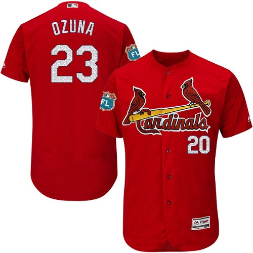 St.Louis Cardinals #23 Marcell Ozuna Red Flexbase Authentic Collection Stitched Jersey Men's cheap jerseys for sale - CheapJerseys.Shop