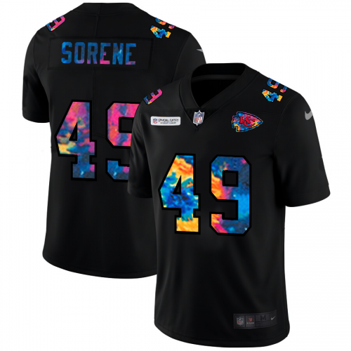 Kansas City Kansas City Chiefs #49 Daniel Sorensen Men's Multi-Color Black 2020 Crucial Catch Vapor Untouchable Limited Jersey Men's cheap jerseys for sale - CheapJerseys.Shop