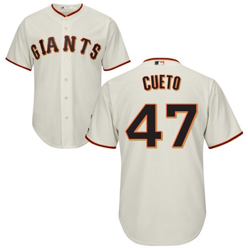 San Francisco Giants #47 Johnny Cueto Cream Cool Base Stitched Youth Jersey Youth cheap jerseys for sale - CheapJerseys.Shop