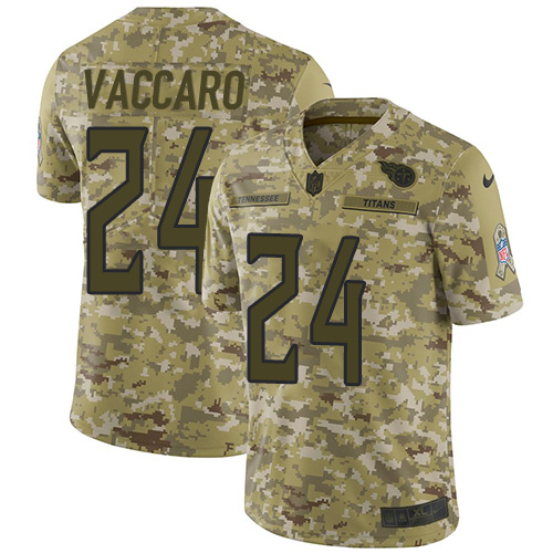 Tennessee Titans #24 Kenny Vaccaro Camo Men's Stitched Limited 2018 Salute To Service Jersey Men's cheap jerseys for sale - CheapJerseys.Shop