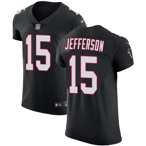 Falcons #15 Van Jefferson Black Alternate Men's Stitched New Elite Jersey cheap jerseys for sale - CheapJerseys.Shop