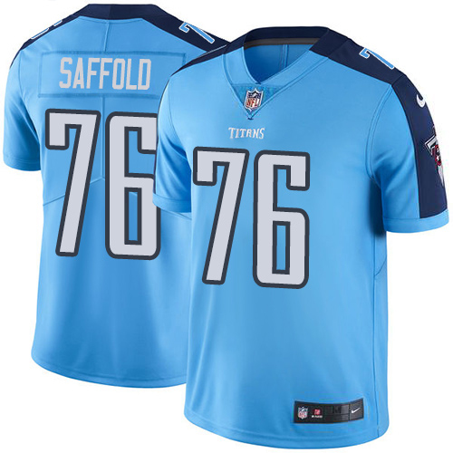 Tennessee Titans #76 Rodger Saffold Light Blue Men's Stitched Limited Rush Jersey Men's cheap jerseys for sale - CheapJerseys.Shop