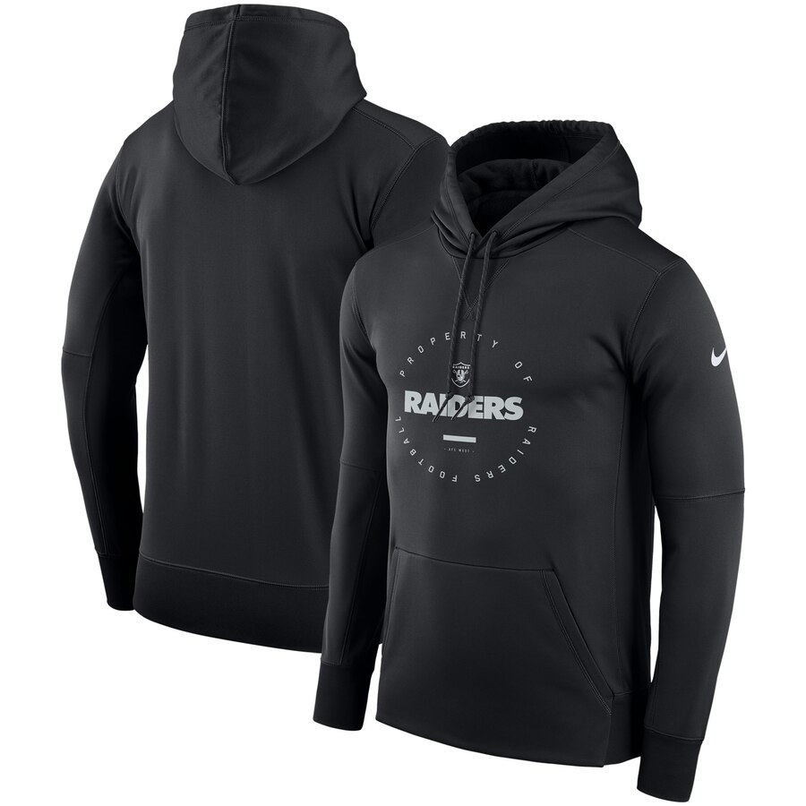 Las Vegas Raiders Sideline Property Of Performance Pullover Hoodie Black cheap jerseys for sale - CheapJerseys.Shop