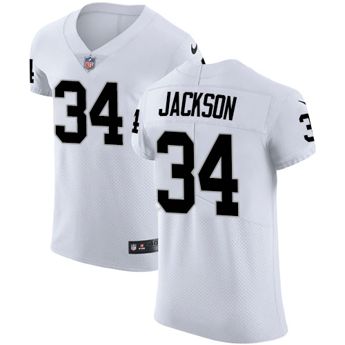 Raiders #34 Bo Jackson White Men's Stitched Vapor Untouchable Elite Jersey cheap jerseys for sale - CheapJerseys.Shop