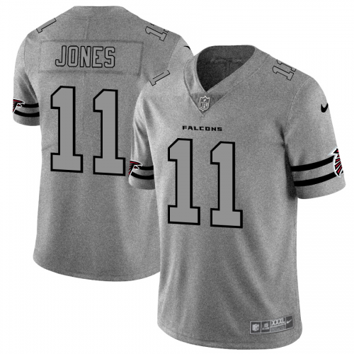 Atlanta Atlanta Falcons #11 Julio Jones Men's Gray Gridiron II Vapor Untouchable Limited Jersey Men's cheap jerseys for sale - CheapJerseys.Shop