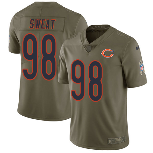 Bears #98 Montez Sweat Olive Youth Stitched Limited 2017 Salute To Service Jersey cheap jerseys for sale - CheapJerseys.Shop