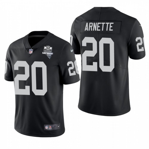 Las Vegas Las Vegas Raiders #20 Damon Arnette Men's 2020 Inaugural Season Vapor Limited Jersey Black Men's cheap jerseys for sale - CheapJerseys.Shop