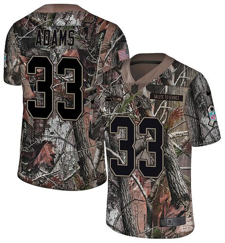 Seahawks #33 Jamal Adams Camo Men's Stitched Limited Rush Realtree Jersey cheap jerseys for sale - CheapJerseys.Shop