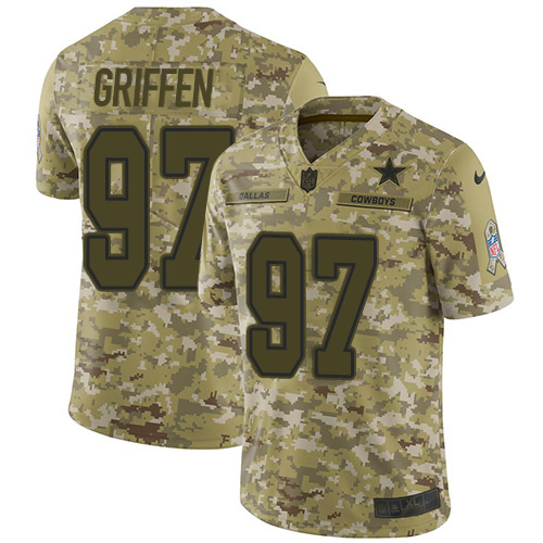 Dallas Cowboys #97 Everson Griffen Camo Youth Stitched Limited 2018 Salute To Service Jersey Youth cheap jerseys for sale - CheapJerseys.Shop