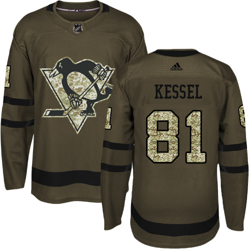 Pittsburgh Penguins #81 Phil Kessel Green Salute to Service Stitched Youth Jersey Youth cheap jerseys for sale - CheapJerseys.Shop