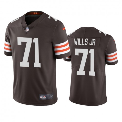 Cleveland Cleveland Browns #71 Jedrick Wills Men's Brown 2020 Draft Vapor Limited Jersey Men's cheap jerseys for sale - CheapJerseys.Shop