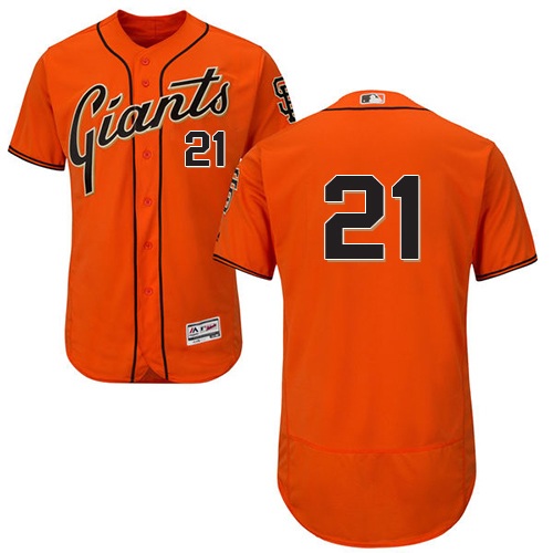 San Francisco Giants #21 Deion Sanders Orange Flexbase Authentic Collection Stitched Jersey Men's cheap jerseys for sale - CheapJerseys.Shop