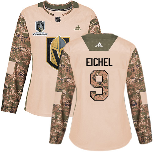 Golden Knights #9 Jack Eichel Camo Authentic 2023 Stanley Cup Champions Veterans Day Women's Stitched Jersey cheap jerseys for sale - CheapJerseys.Shop