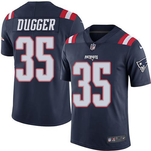 New England Patriots #35 Kyle Dugger Navy Blue Youth Stitched Limited Rush Jersey Youth cheap jerseys for sale - CheapJerseys.Shop