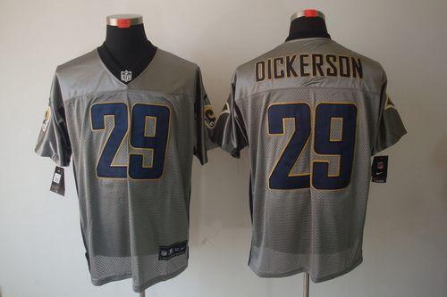 Rams #29 Eric Dickerson Grey Shadow Men's Stitched Elite Jersey cheap jerseys for sale - CheapJerseys.Shop