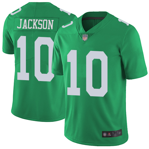 Philadelphia Eagles #10 DeSean Jackson Green Youth Stitched Limited Rush Jersey Youth cheap jerseys for sale - CheapJerseys.Shop