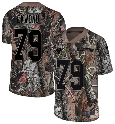 Panthers #79 Ikem Ekwonu Camo Men's Stitched Limited Rush Realtree Jersey cheap jerseys for sale - CheapJerseys.Shop