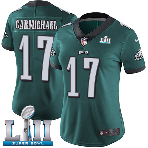 Philadelphia Eagles #17 Harold Carmichael Midnight Green Team Color Super Bowl LII Women's Stitched Vapor Untouchable Limited Jersey Womens cheap jerseys for sale - CheapJerseys.Shop