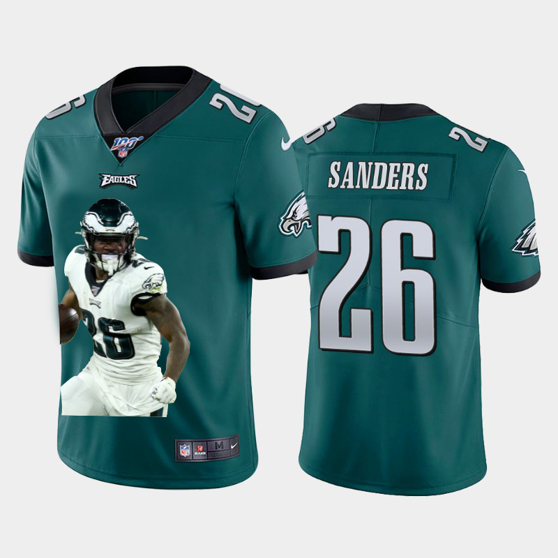 Philadelphia Eagles #26 Miles Sanders Team Hero 2 Vapor Limited 100 Jersey Green cheap jerseys for sale - CheapJerseys.Shop