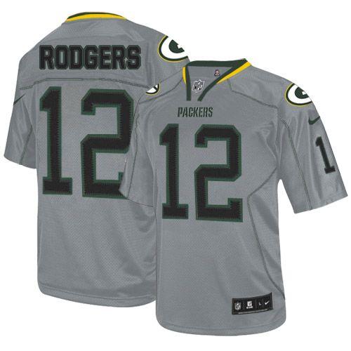 Packers #12 Aaron Rodgers Lights Out Grey Youth Stitched Elite Jersey cheap jerseys for sale - CheapJerseys.Shop