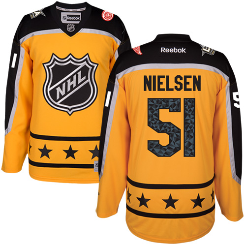 Detroit Red Wings #51 Frans Nielsen Yellow 2017 All-Star Atlantic Division Women's Stitched Jersey Womens cheap jerseys for sale - CheapJerseys.Shop
