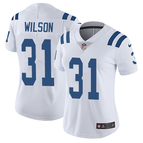 Indianapolis Colts #31 Quincy Wilson White Women's Stitched Vapor Untouchable Limited Jersey Womens cheap jerseys for sale - CheapJerseys.Shop