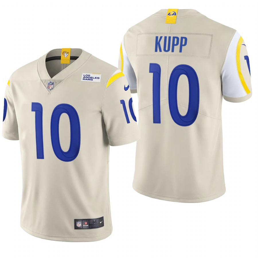 Los Angeles Rams #10 Cooper Kupp Men's Bone 2020 Vapor Untouchable Limited Jersey cheap jerseys for sale - CheapJerseys.Shop