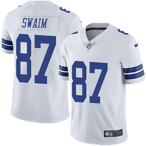 Dallas Cowboys #87 Geoff Swaim White Men's Stitched Vapor Untouchable Limited Jersey Men's cheap jerseys for sale - CheapJerseys.Shop