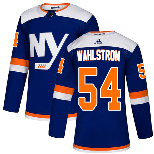 New York Islanders #54 Oliver Wahlstrom Blue Alternate Authentic Stitched Jersey Men's cheap jerseys for sale - CheapJerseys.Shop