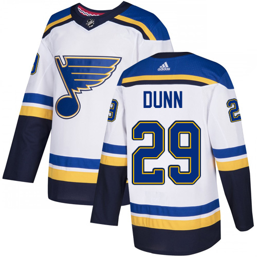 St. Louis Blues #29 Vince Dunn White Road Authentic Stitched Jersey Men's cheap jerseys for sale - CheapJerseys.Shop