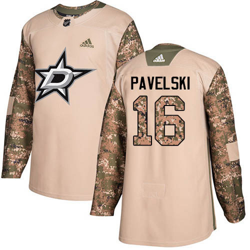 Dallas Stars #16 Joe Pavelski Camo Authentic 2017 Veterans Day Youth Stitched Jersey Youth cheap jerseys for sale - CheapJerseys.Shop