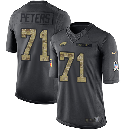 Philadelphia Eagles #71 Jason Peters Black Youth Stitched Limited 2016 Salute to Service Jersey Youth cheap jerseys for sale - CheapJerseys.Shop