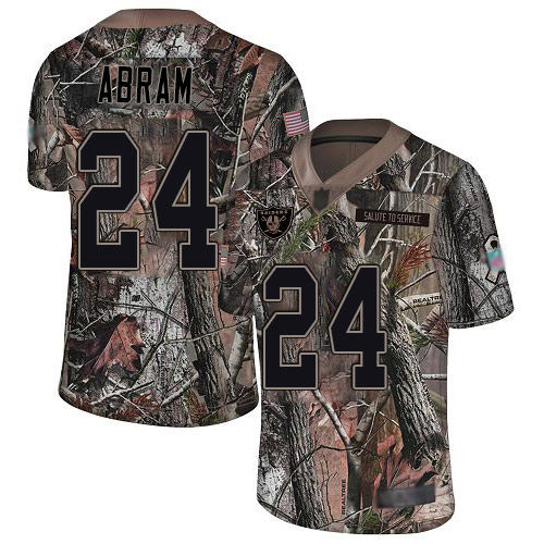 Raiders #24 Johnathan Abram Camo Youth Stitched Limited Rush Realtree Jersey cheap jerseys for sale - CheapJerseys.Shop