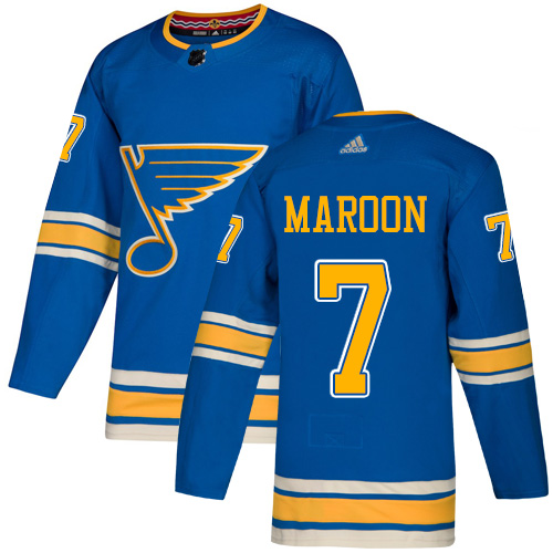 St. Louis Blues #7 Patrick Maroon Light Blue Alternate Authentic Stitched Jersey Men's cheap jerseys for sale - CheapJerseys.Shop