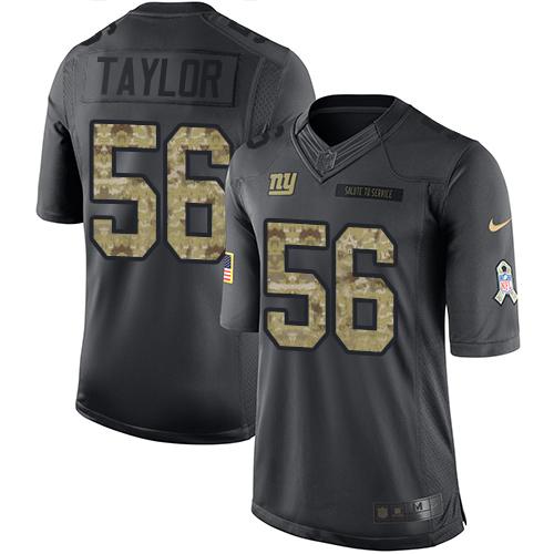 Giants #56 Lawrence Taylor Black Youth Stitched Limited 2016 Salute To Service Jersey cheap jerseys for sale - CheapJerseys.Shop