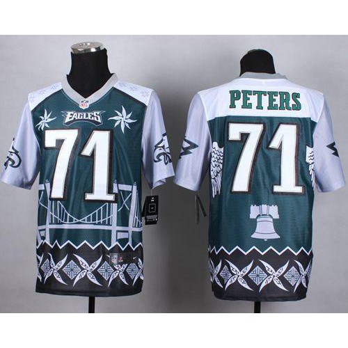 Philadelphia Eagles #71 Jason Peters Midnight Green Men's Stitched Elite Noble Fashion Jersey Men's cheap jerseys for sale - CheapJerseys.Shop