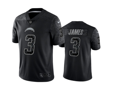 Men's Youth Women's Los Angeles Chargers #3 Derwin James Black Reflective Limited Stitched Jersey cheap jerseys for sale - CheapJerseys.Shop