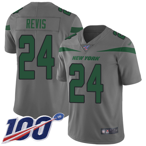 Jets #24 Darrelle Revis Gray Youth Stitched Limited Inverted Legend 100th Season Jersey cheap jerseys for sale - CheapJerseys.Shop