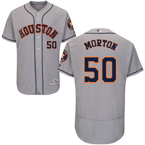 Houston Astros #50 Charlie Morton Grey Flexbase Authentic Collection Stitched Jersey Men's cheap jerseys for sale - CheapJerseys.Shop