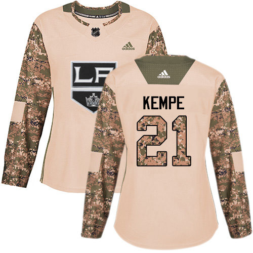 Los Angeles Kings #21 Mario Kempe Camo Authentic 2017 Veterans Day Women's Stitched Jersey Womens cheap jerseys for sale - CheapJerseys.Shop