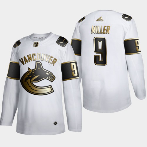 Vancouver Vancouver Canucks #9 JT Miller Men's White Golden Edition Limited Stitched Jersey Men's cheap jerseys for sale - CheapJerseys.Shop