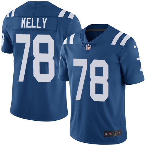Indianapolis Colts #78 Ryan Kelly Royal Blue Team Color Men's Stitched Vapor Untouchable Limited Jersey Men's cheap jerseys for sale - CheapJerseys.Shop