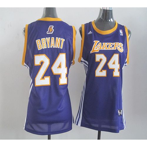 Los Angeles Lakers #24 Kobe Bryant Purple Road Womens Stitched Jersey Womens cheap jerseys for sale - CheapJerseys.Shop