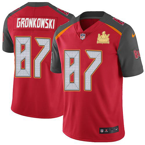 Buccaneers #87 Rob Gronkowski Red Team Color Youth Super Bowl LV Champions Stitched Vapor Untouchable Limited Jersey cheap jerseys for sale - CheapJerseys.Shop