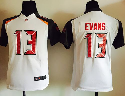 Buccaneers #13 Mike Evans White Youth Stitched New Elite Jersey cheap jerseys for sale - CheapJerseys.Shop